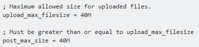 Increase upload file size